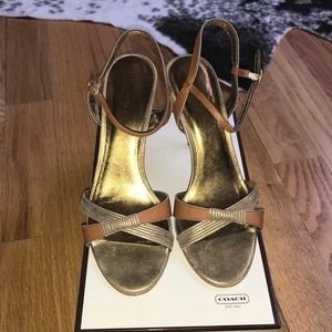 Coach Strappy Heels